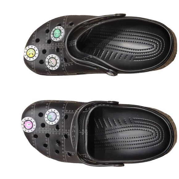 New Crocs Classic X Ron English AREA 54 Space Aliens Charms Size 10 - Picture 4 of 6
